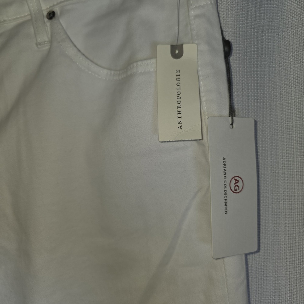 AG Adriano Goldschmied Anthro the Stevie ankle slim straight leg  size 30 NWT - Picture 2 of 16